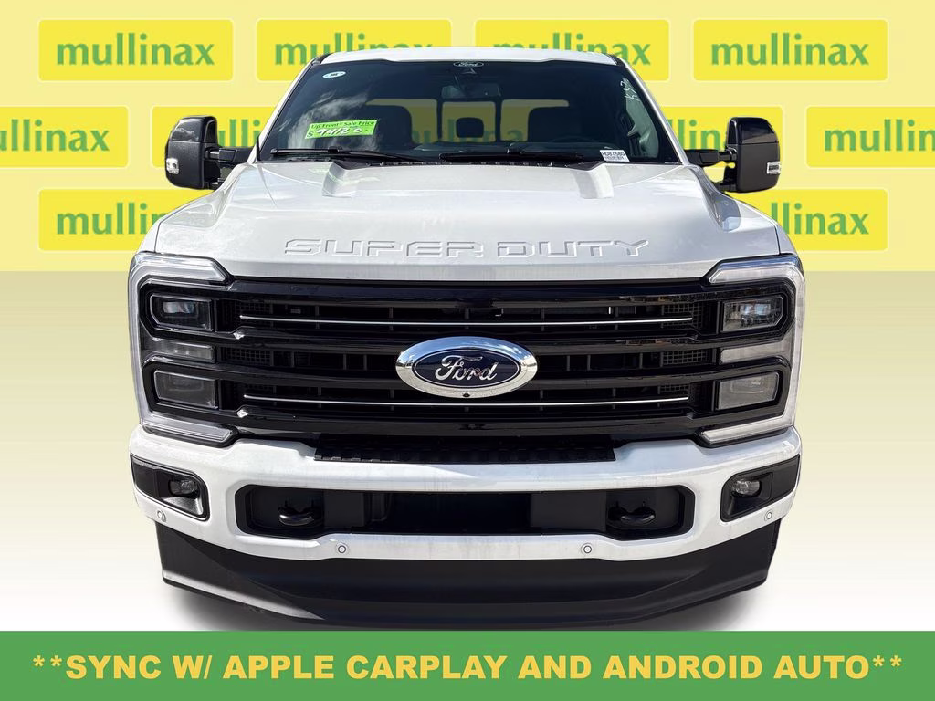 2026 White Metallic Ford Super Duty F-350 SRW Platinum 4X4 Truck
