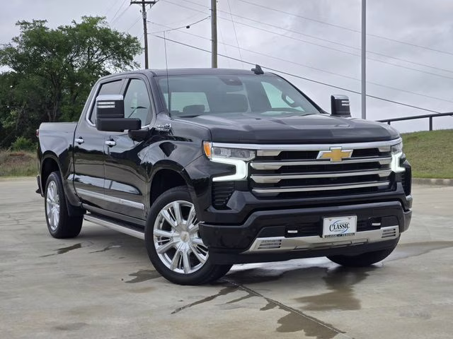 2025 Black Chevrolet Silverado 1500 High Country 4X4 Truck