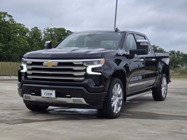 2025 Black Chevrolet Silverado 1500 High Country 4X4 Truck