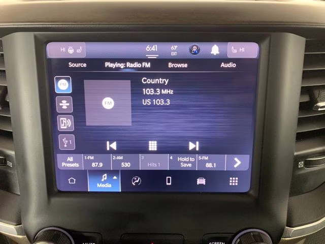 2022 Ivory White Tri-Coat Pearlcoat Ram 1500 Laramie 4X4 Truck