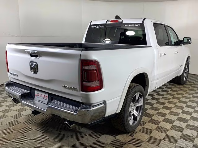 2022 Ivory White Tri-Coat Pearlcoat Ram 1500 Laramie 4X4 Truck