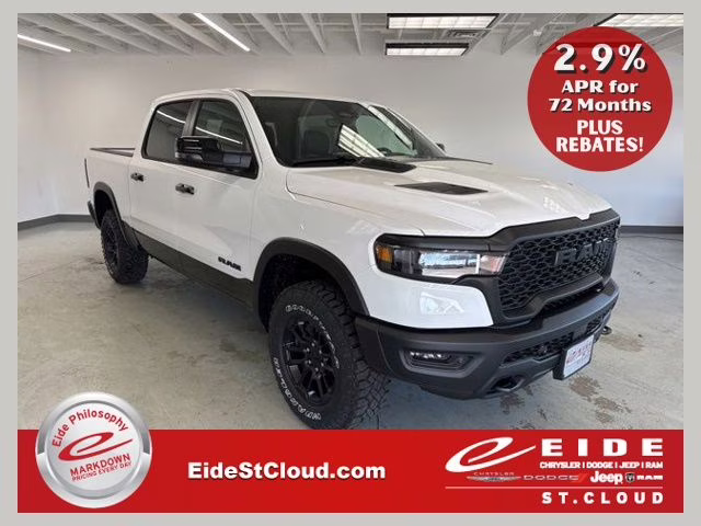 2026 Bright White Clearcoat Ram 1500 Rebel 4X4 Truck