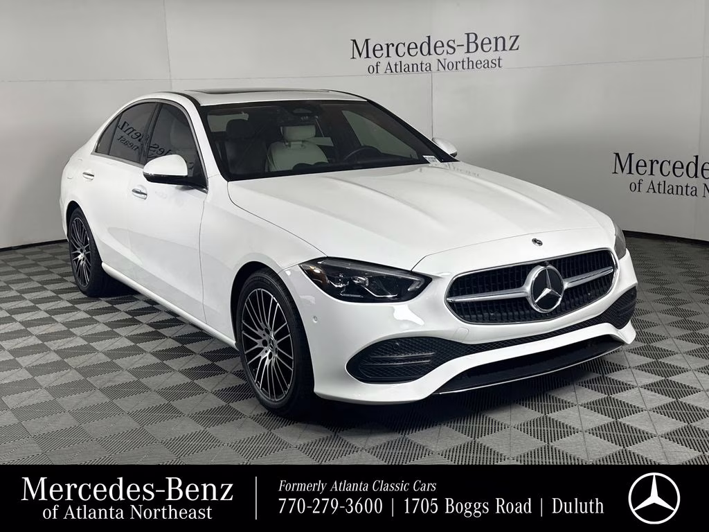 2023 Polar White Mercedes-Benz C-Class C 300 RWD Sedan