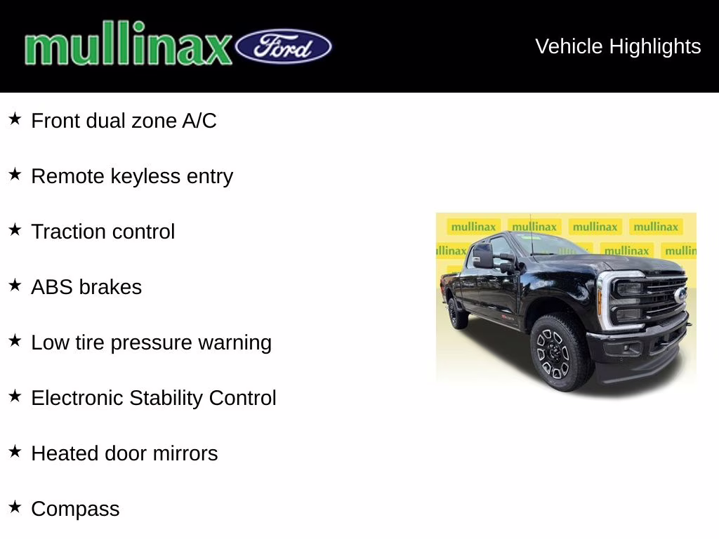 2026 Agate Black Metallic Ford Super Duty F-350 SRW Platinum 4X4 Truck