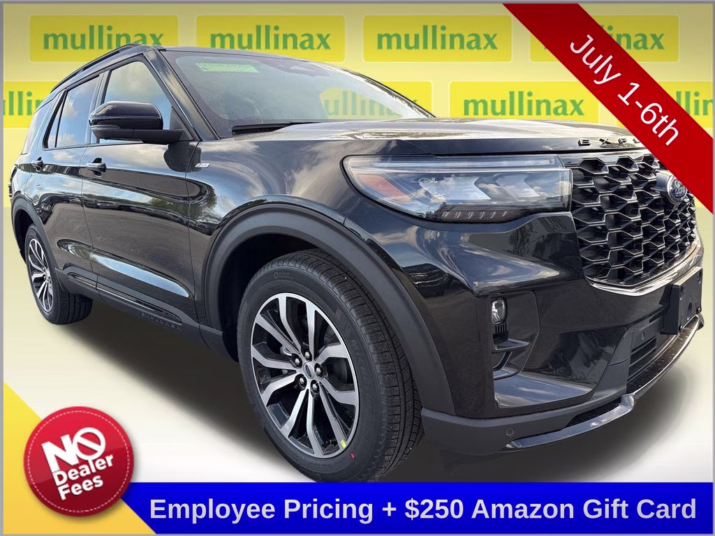 2026 Agate Black Metallic Ford Explorer ST-Line RWD SUV
