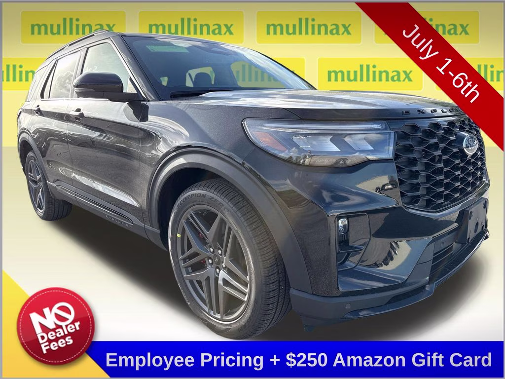 2026 Agate Black Metallic Ford Explorer ST 4X4 SUV