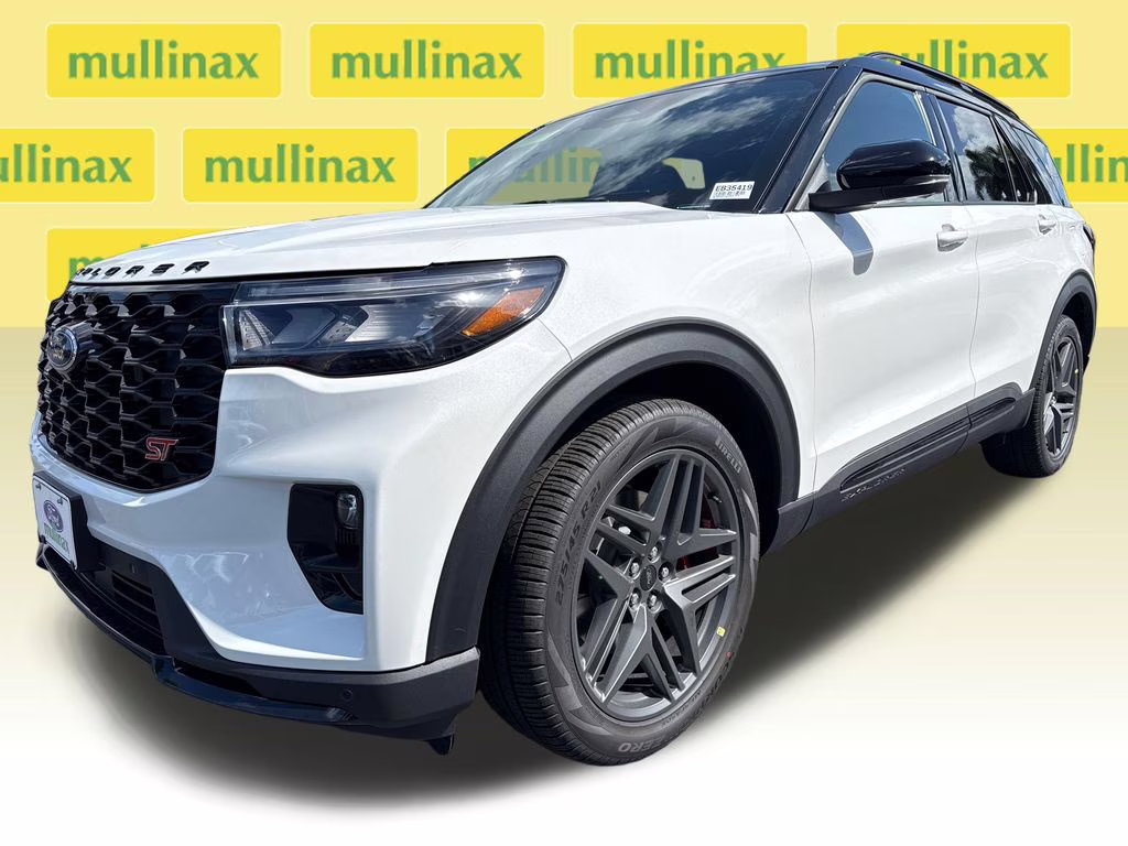 2026 Star White Metallic TC Ford Explorer ST 4X4 SUV