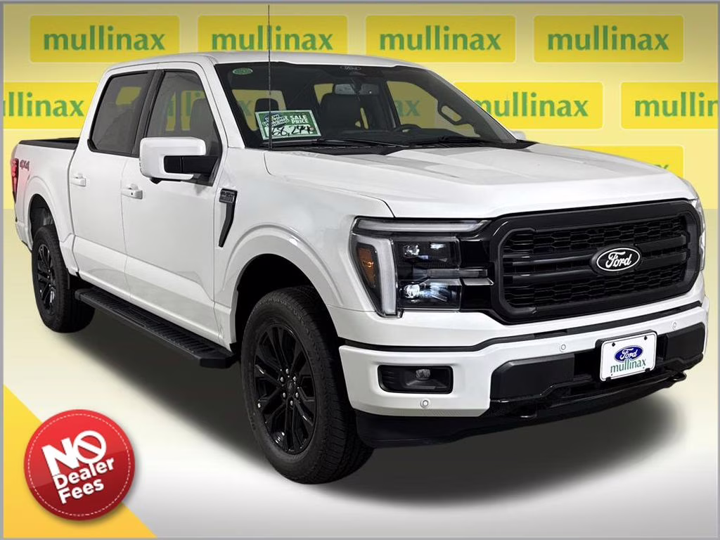 2026 Star White Metallic Tri-Coat Ford F-150 Lariat 4X4 Truck