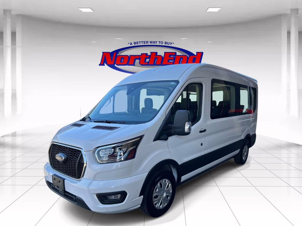 2023 Oxford White Ford Transit-350 XLT RWD Crossover