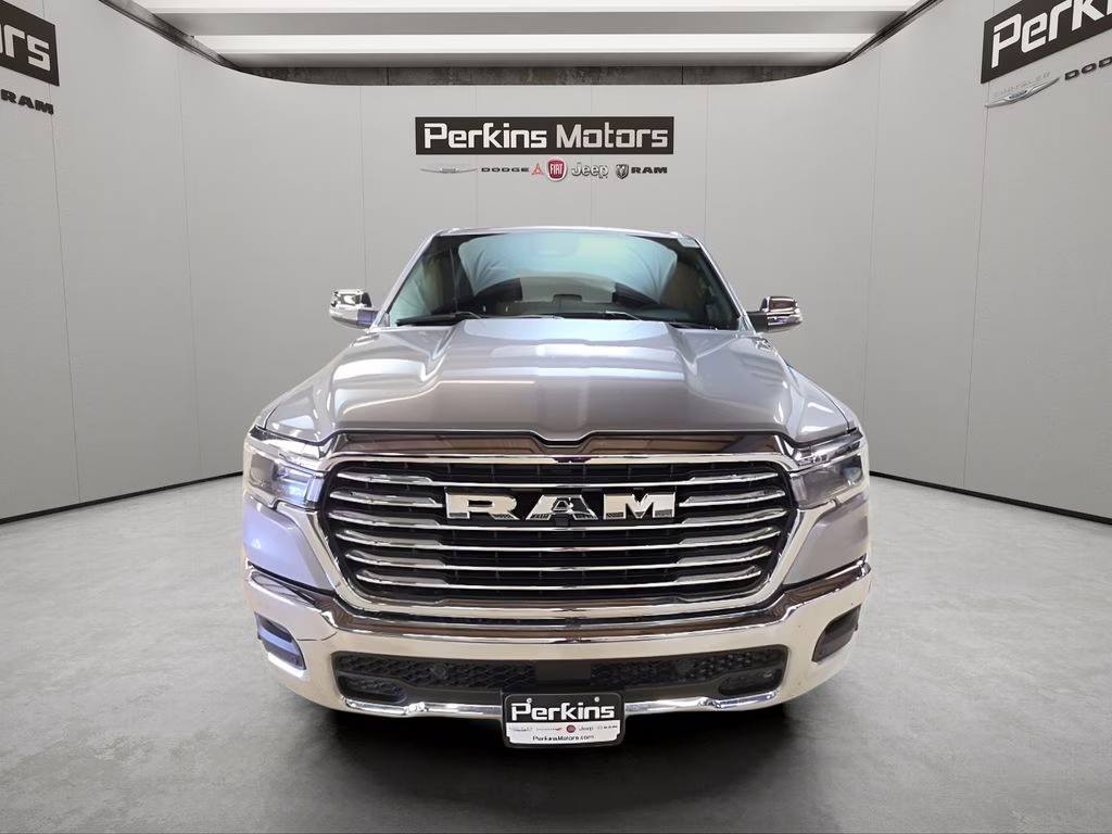 2025 Billet Silver Metallic Clearcoat Ram 1500 Laramie 4X4 Truck