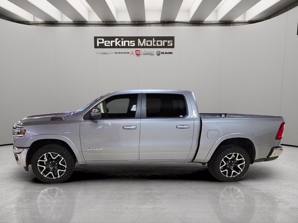 2025 Billet Silver Metallic Clearcoat Ram 1500 Laramie 4X4 Truck