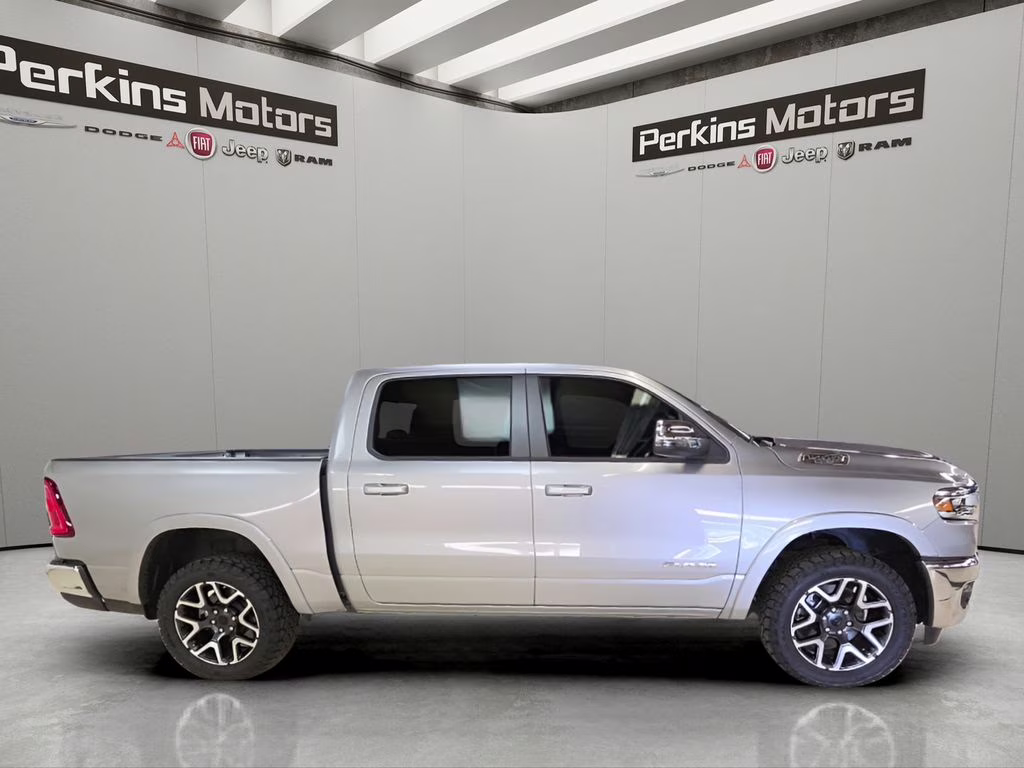 2025 Billet Silver Metallic Clearcoat Ram 1500 Laramie 4X4 Truck