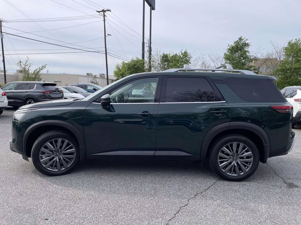 2025 Obsidian Green Pearl Nissan Pathfinder SL FWD SUV
