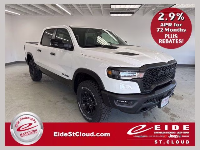 2026 Bright White Clearcoat Ram 1500 Rebel 4X4 Truck