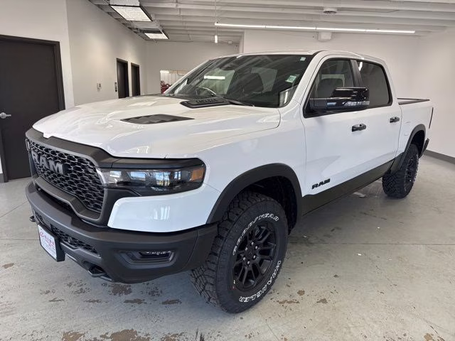 2026 Bright White Clearcoat Ram 1500 Rebel 4X4 Truck