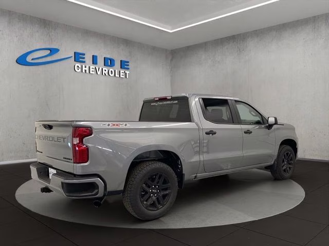 2026 Sterling Gray Metallic Chevrolet Silverado 1500 Custom 4X4 Truck