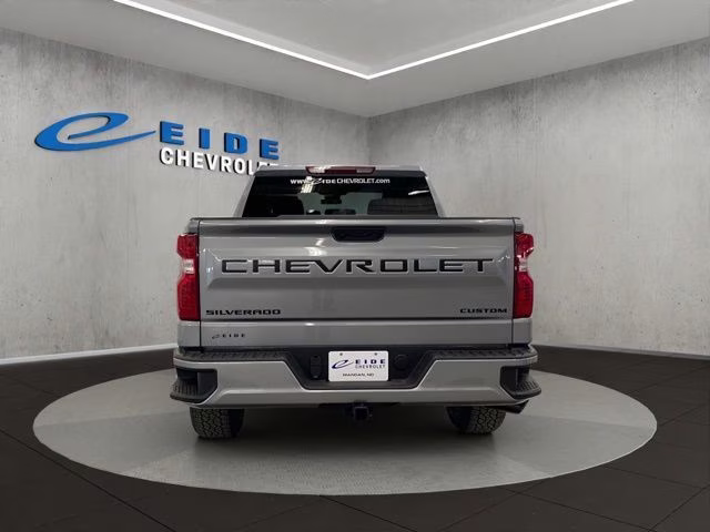 2026 Sterling Gray Metallic Chevrolet Silverado 1500 Custom 4X4 Truck