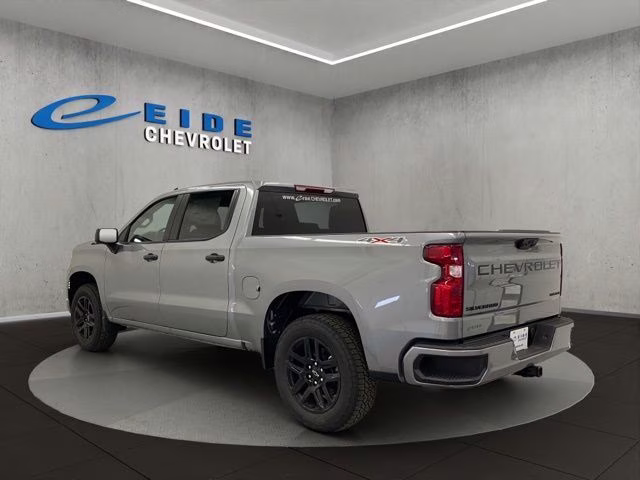 2026 Sterling Gray Metallic Chevrolet Silverado 1500 Custom 4X4 Truck