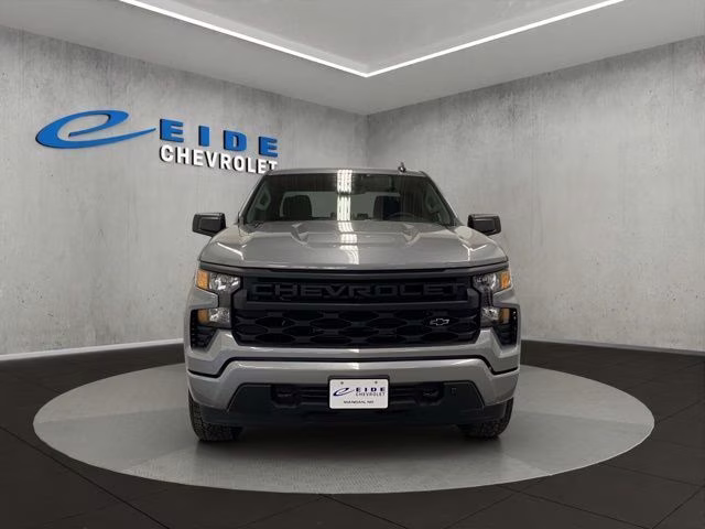 2026 Sterling Gray Metallic Chevrolet Silverado 1500 Custom 4X4 Truck