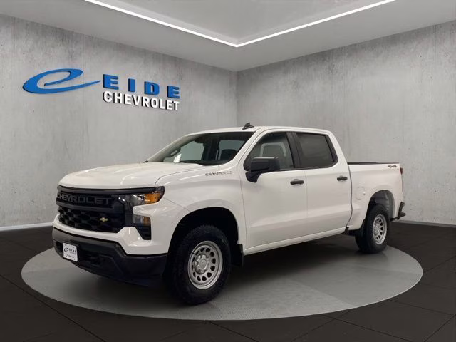 2026 Summit White Chevrolet Silverado 1500 WT 4X4 Truck