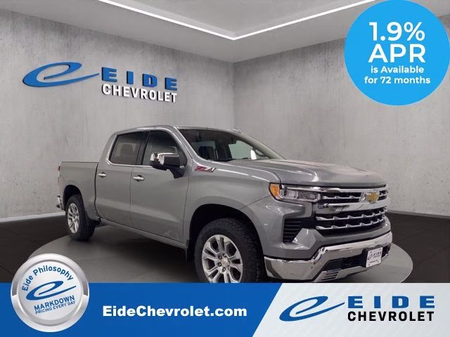 2026 Sterling Gray Metallic Chevrolet Silverado 1500 LTZ 4X4 Truck