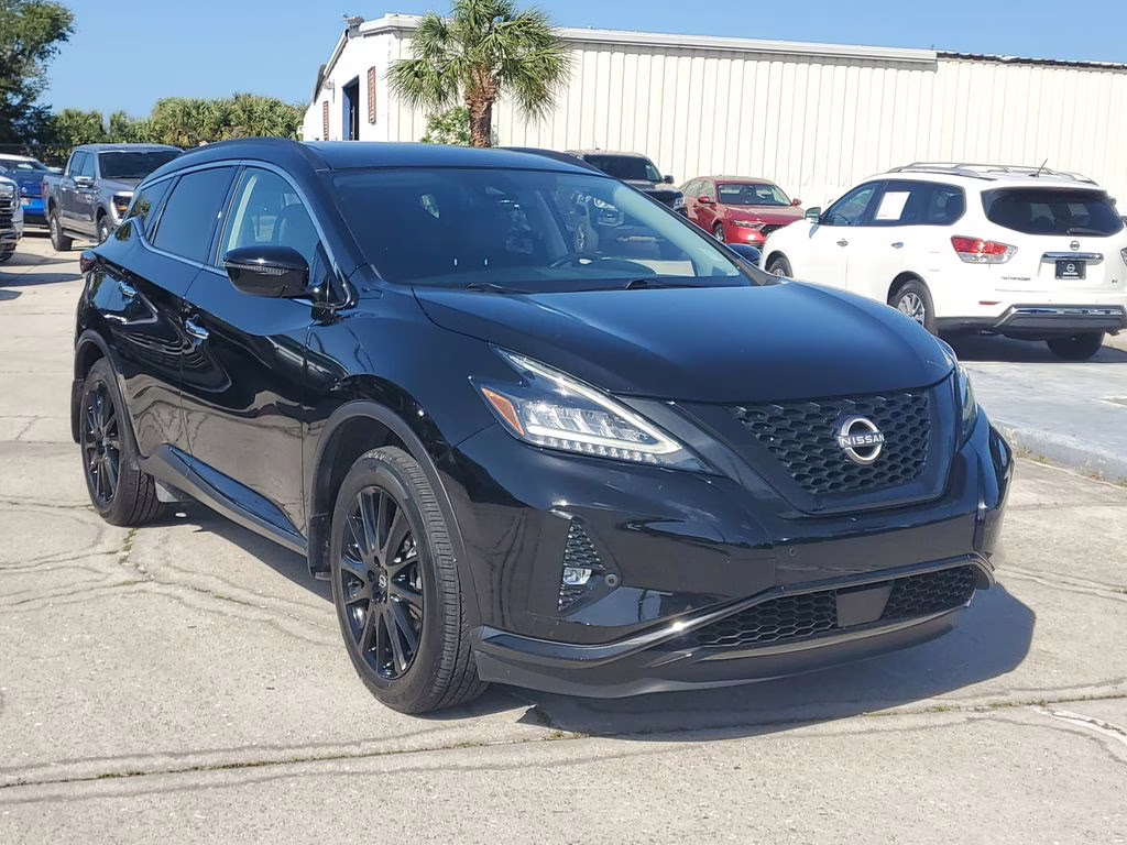 2024 Super Black Nissan Murano SV FWD SUV