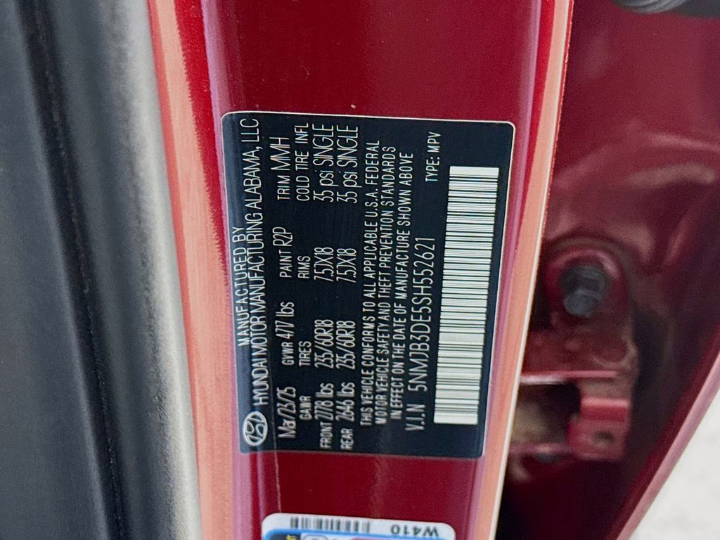 2025 Ultimate Red Hyundai Tucson SEL FWD SUV