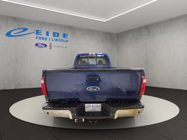 2008 Dark Blue Pearl Clearcoat Metallic Ford Super Duty F-250 SRW Lariat 4X4 Truck