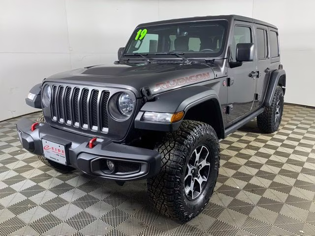 2019 Granite Crystal Metallic Clearcoat Jeep Wrangler Unlimited Rubicon 4X4 SUV