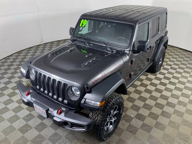 2019 Granite Crystal Metallic Clearcoat Jeep Wrangler Unlimited Rubicon 4X4 SUV