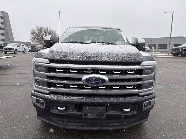 2024 Agate Black Metallic Ford Super Duty F-350 SRW Platinum 4X4 Truck