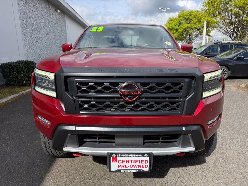 2023 Cardinal Red Metallic Tricoat Nissan Frontier PRO-4X 4X4 Truck