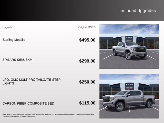 2026 Sterling Metallic GMC Sierra 1500 Denali Ultimate 4X4 Truck