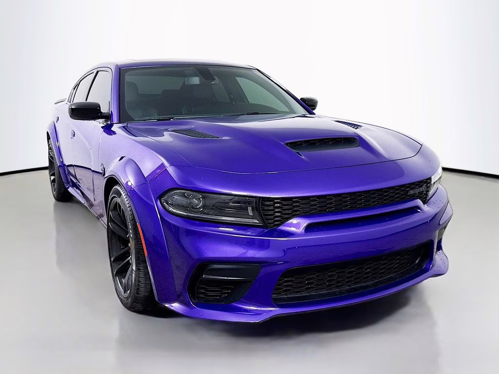 2023 Plum Crazy Pearlcoat Dodge Charger SRT Hellcat Widebody RWD Sedan