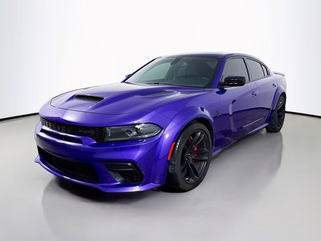 2023 Plum Crazy Pearlcoat Dodge Charger SRT Hellcat Widebody RWD Sedan