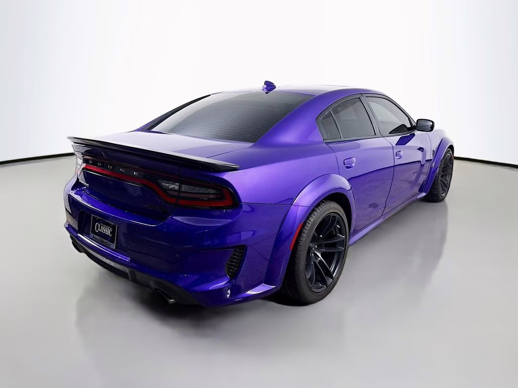 2023 Plum Crazy Pearlcoat Dodge Charger SRT Hellcat Widebody RWD Sedan