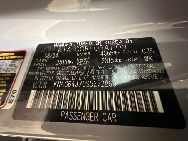 2025 Wolf Gray Kia K5 GT-Line FWD Sedan