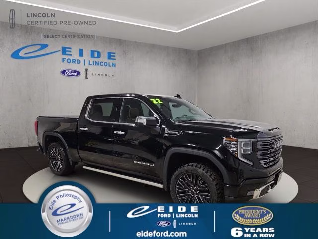 2022 Onyx Black GMC Sierra 1500 Denali Ultimate 4X4 Truck