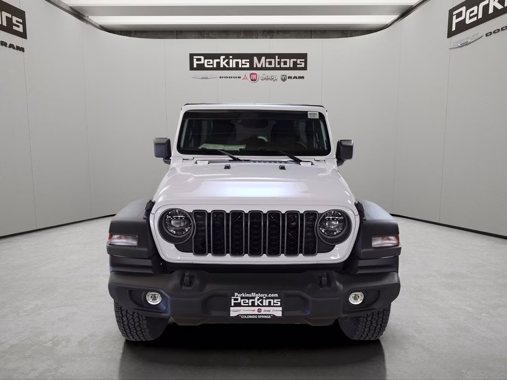 2026 Bright White Clearcoat Jeep Wrangler Sport S 4X4 SUV