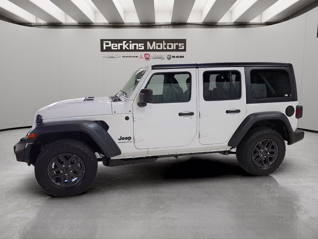 2026 Bright White Clearcoat Jeep Wrangler Sport S 4X4 SUV