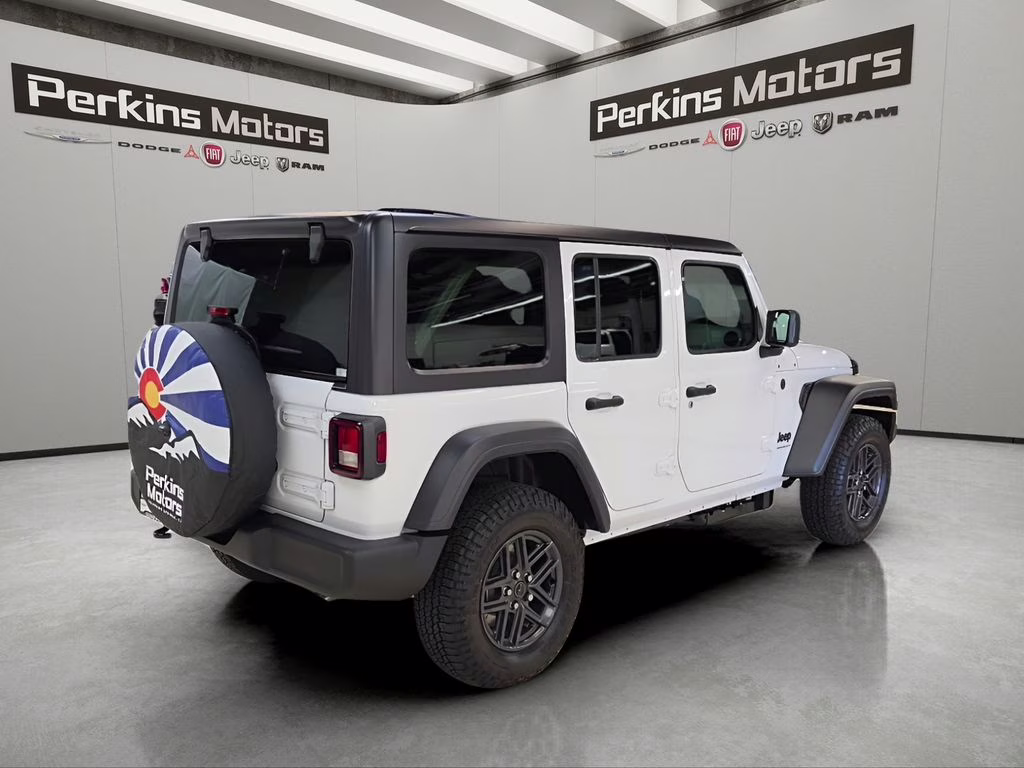 2026 Bright White Clearcoat Jeep Wrangler Sport S 4X4 SUV