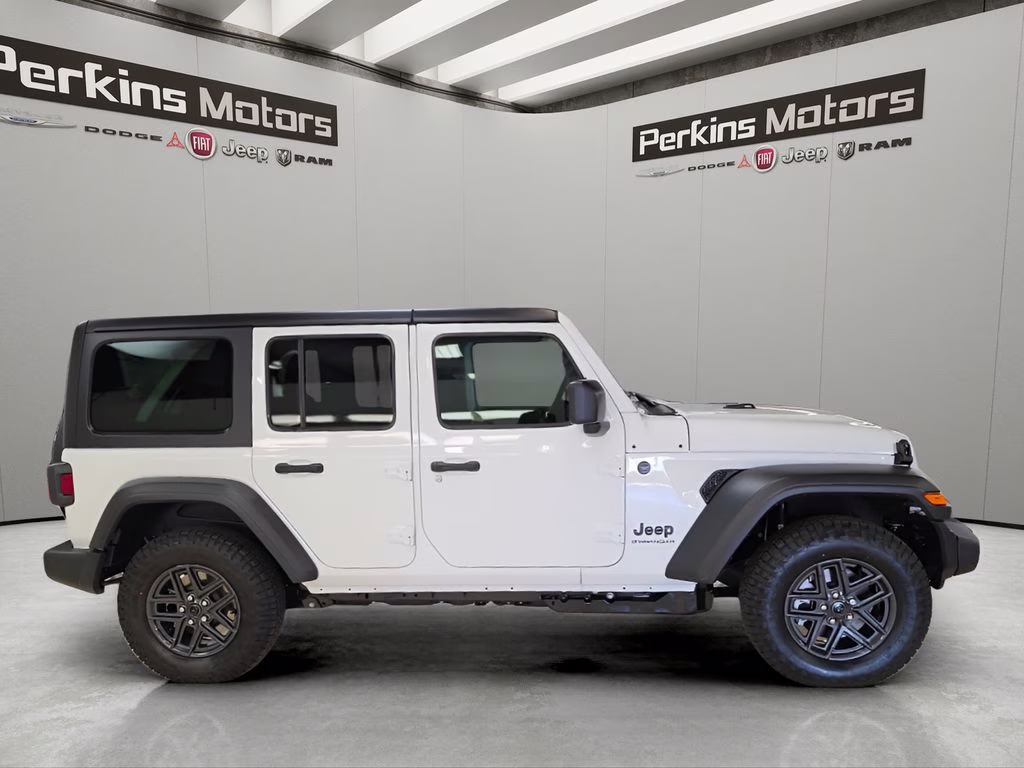 2026 Bright White Clearcoat Jeep Wrangler Sport S 4X4 SUV