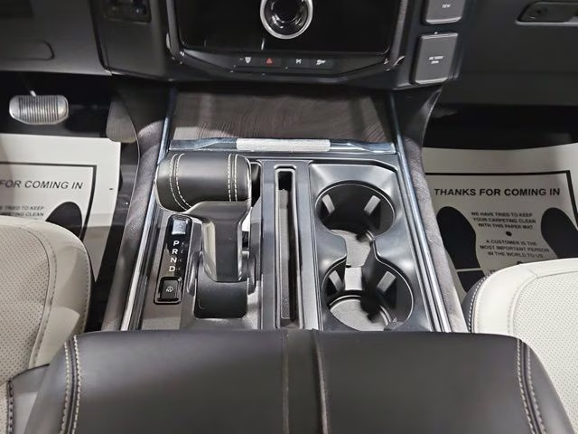 2024 Star White Metallic Tri-Coat Ford F-150 Lightning Platinum AWD Truck