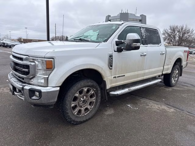 2021 Oxford White Ford Super Duty F-250 SRW Lariat 4X4 Truck