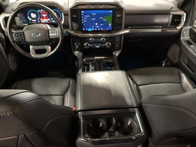 2021 Star White Metallic Tri-Coat Ford F-150 Lariat 4X4 Truck