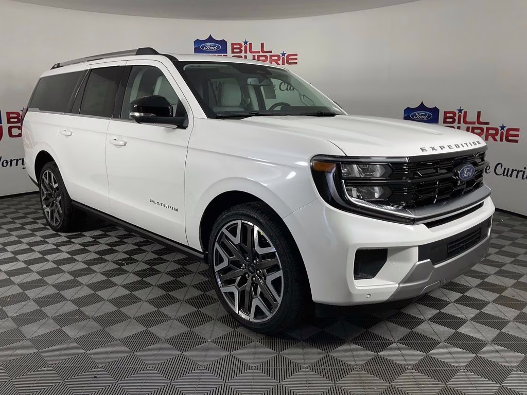 2026 White Ford Expedition Max Platinum 4X4 SUV