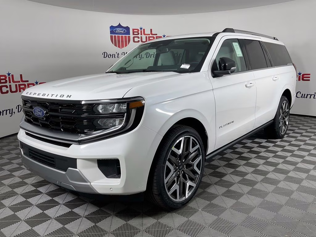 2026 White Ford Expedition Max Platinum 4X4 SUV