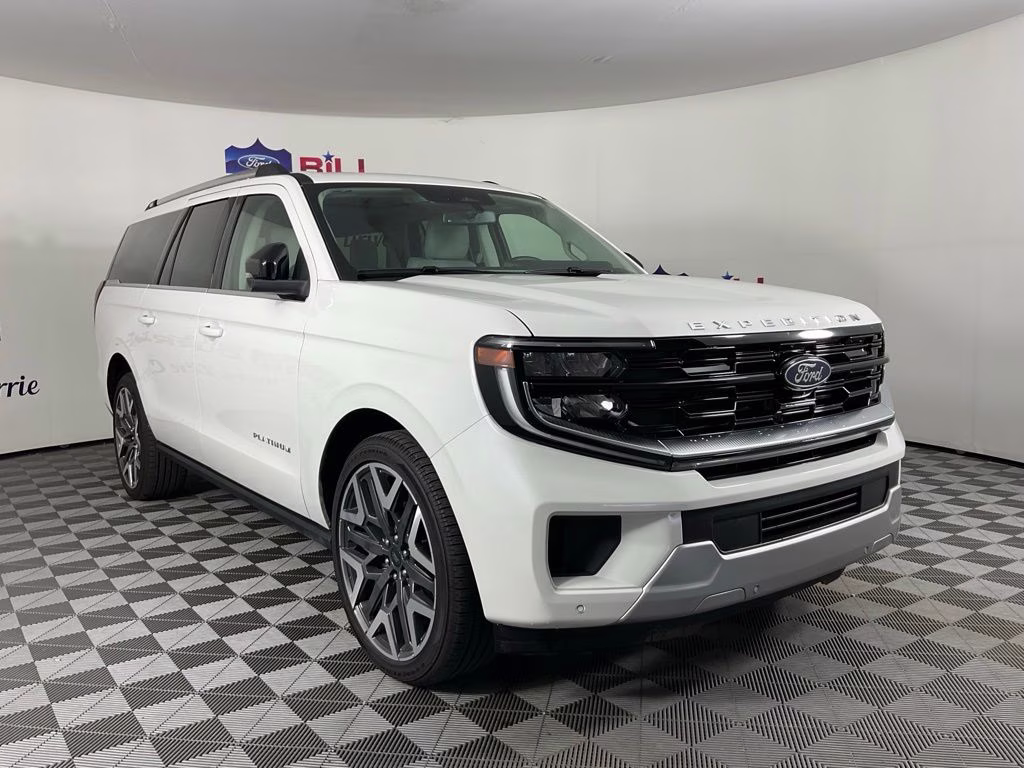 2026 White Metallic Ford Expedition Max Platinum 4X4 SUV