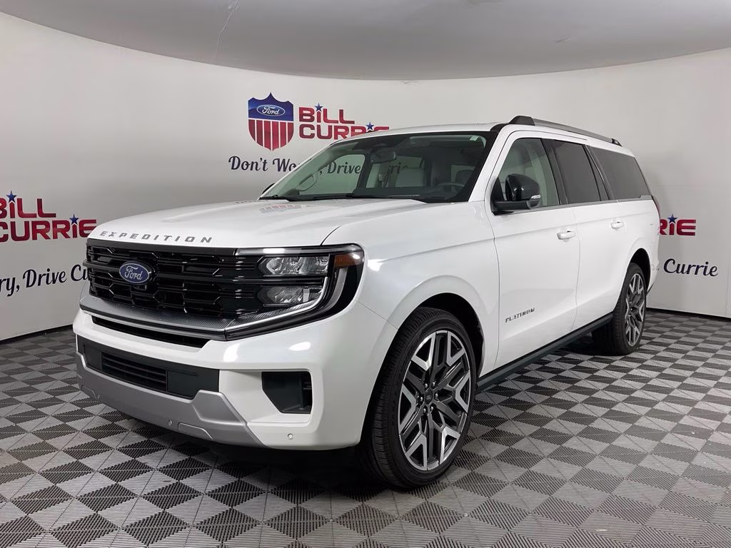 2026 White Metallic Ford Expedition Max Platinum 4X4 SUV