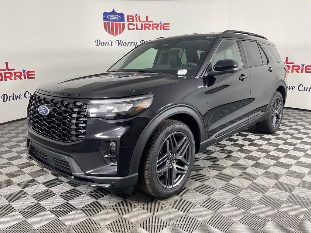2026 Black Ford Explorer ST-Line RWD SUV